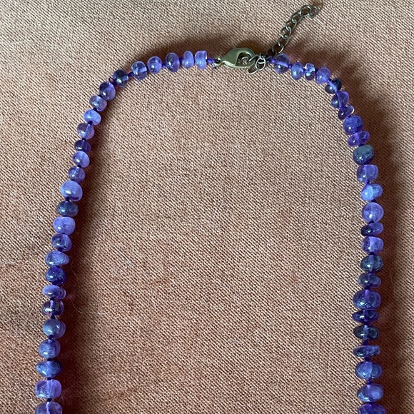 Genuine Amethyst beaded 20” necklace. - Picture 7 of 8